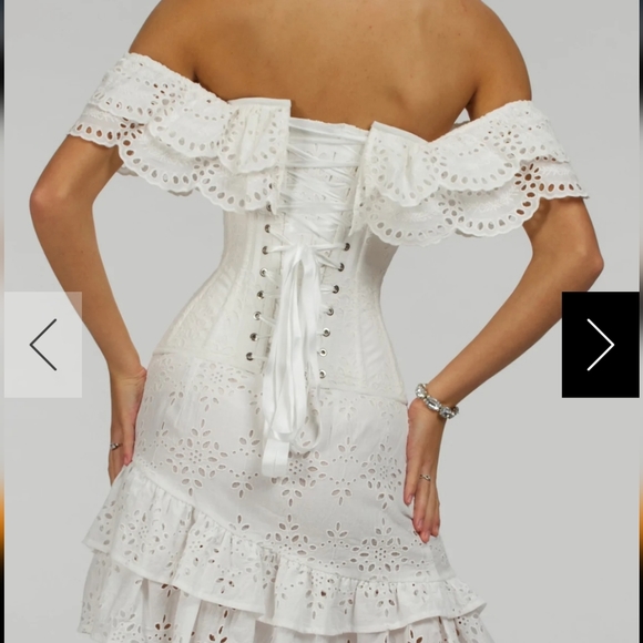 Corset story, 28", white - Picture 8 of 10